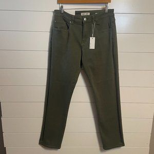 Warp + Weft ord Chicago Straight fit jean - Olive - 32x32